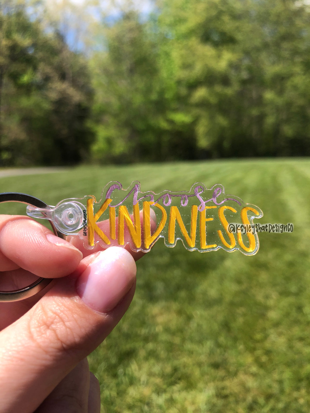 Choose Kindness Acrylic Keychain