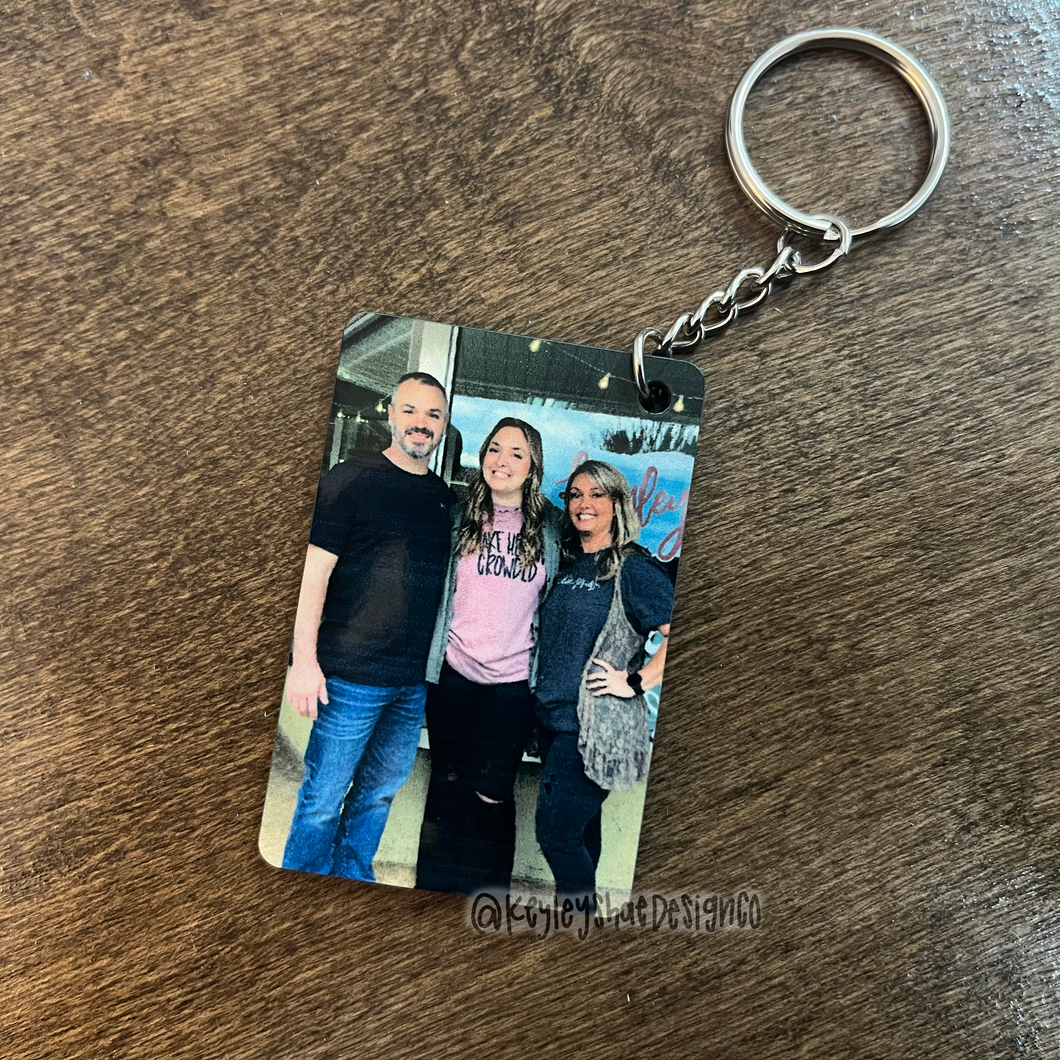 Personalized Picture Keychain - Rectangle