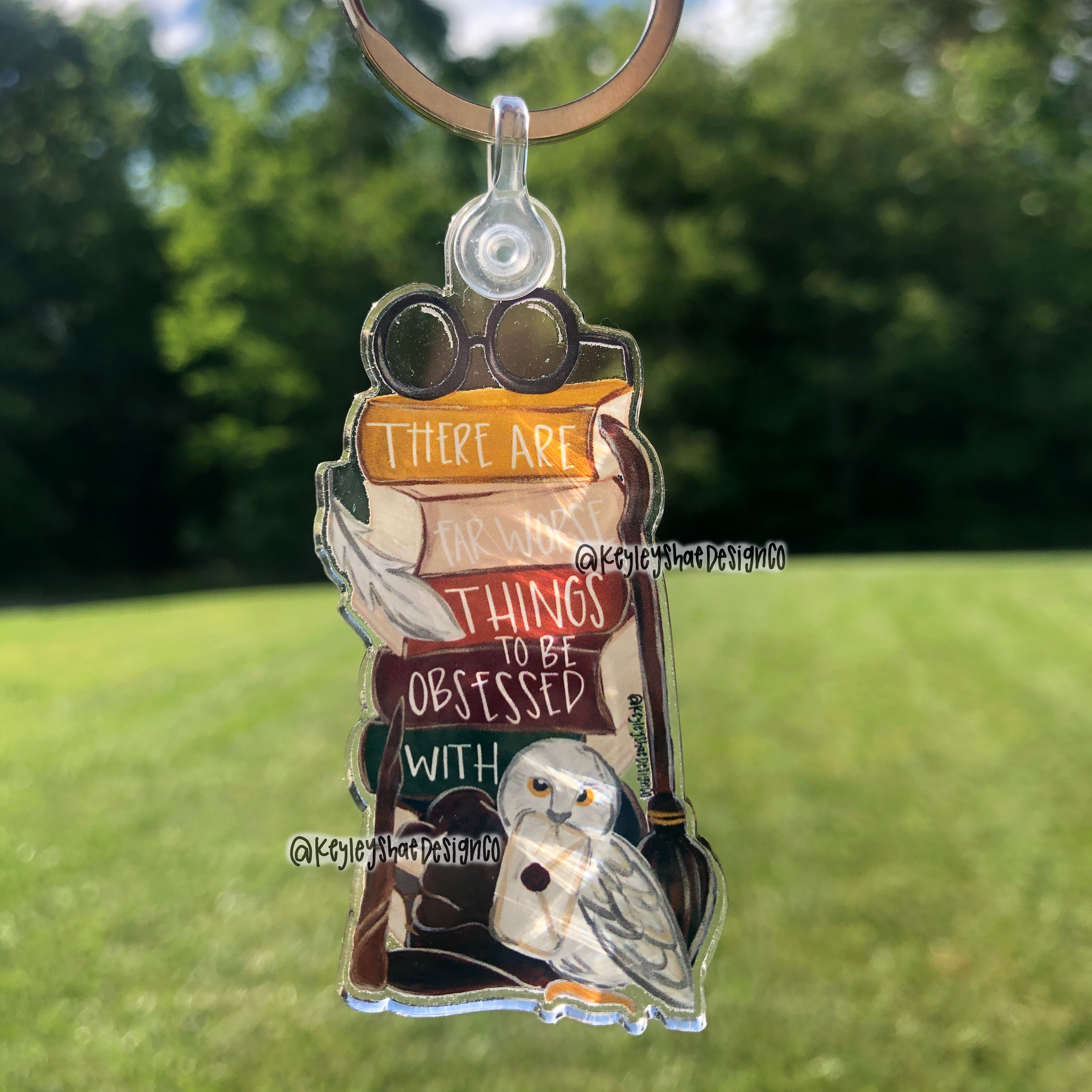 HP Inspired Art Acrylic Keychain – Keyley Shae Design Co