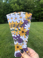 Load image into Gallery viewer, Sunflower and Daisy Double Sided Bookmark
