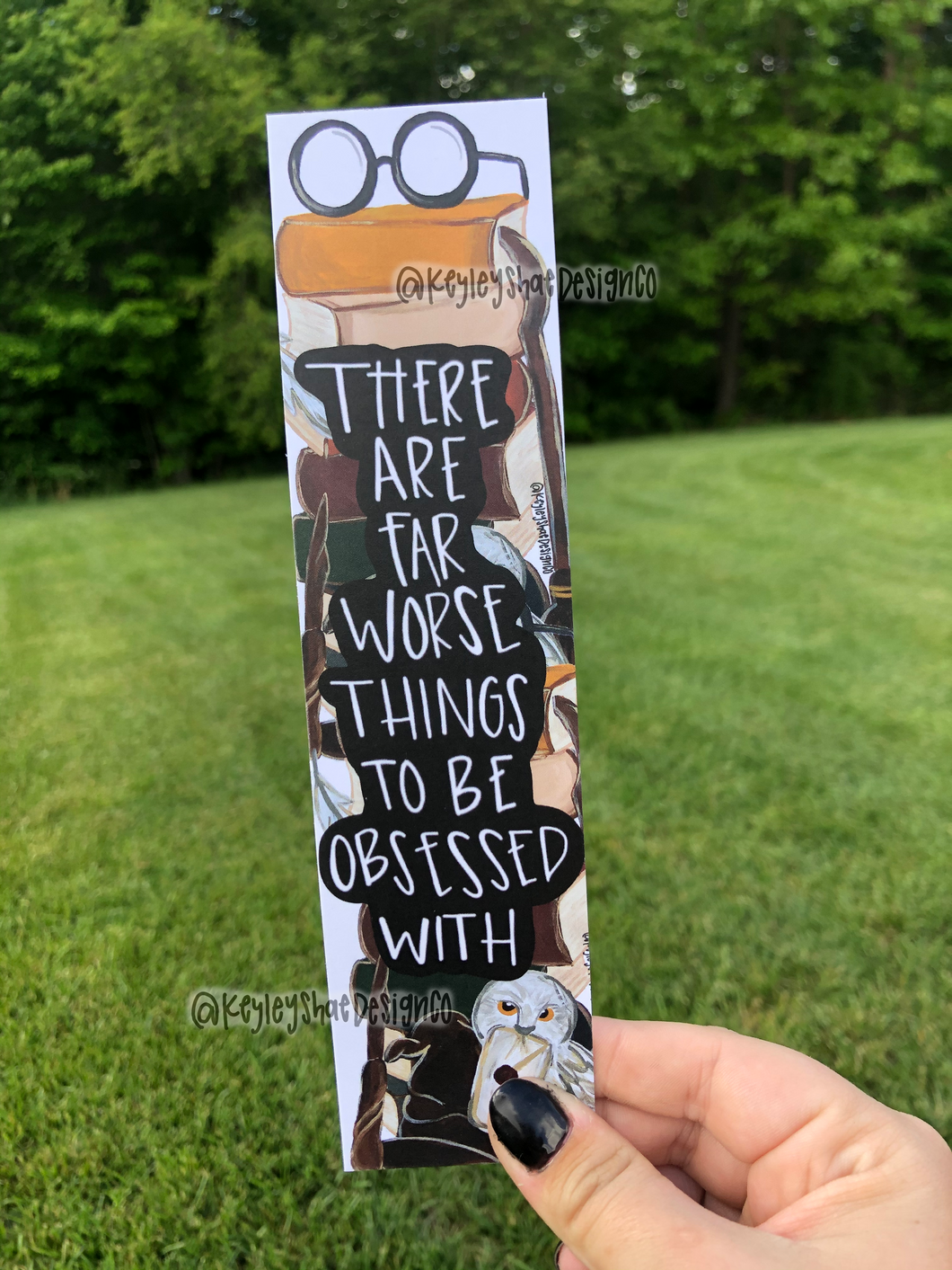 Inspired Art Double Sided Bookmark